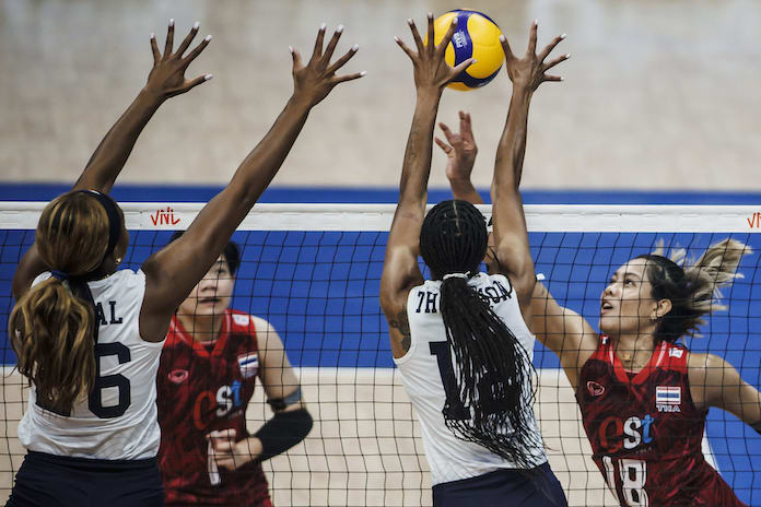 USA beats Thailand, tied with China atop VNL after Netherlands upsets Poland