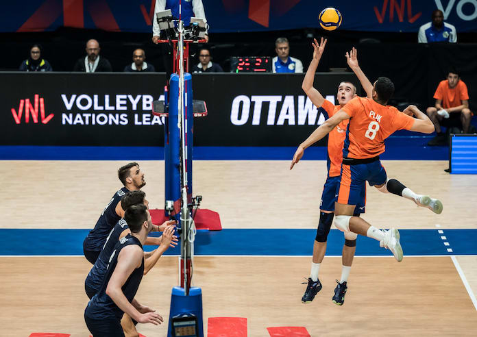 USA men open Volleyball Nations League with sweep of Netherlands, play Italy next