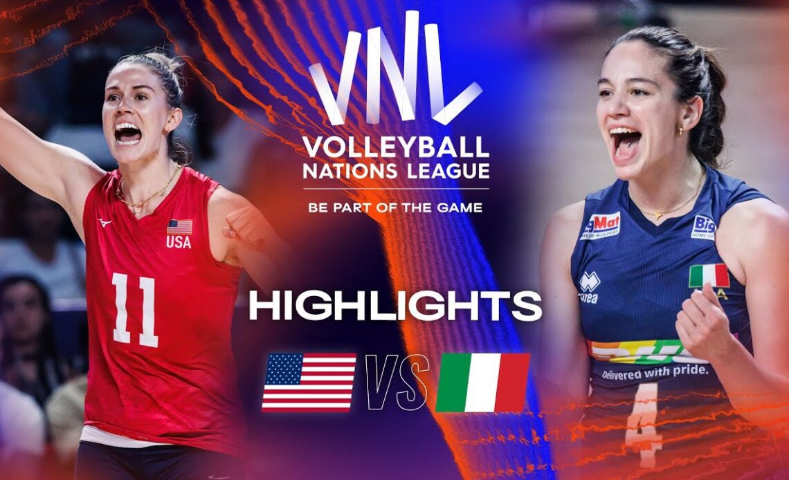 🇺🇸 USA vs. 🇮🇹 ITA - Highlights Week 1 | Women's VNL 2023