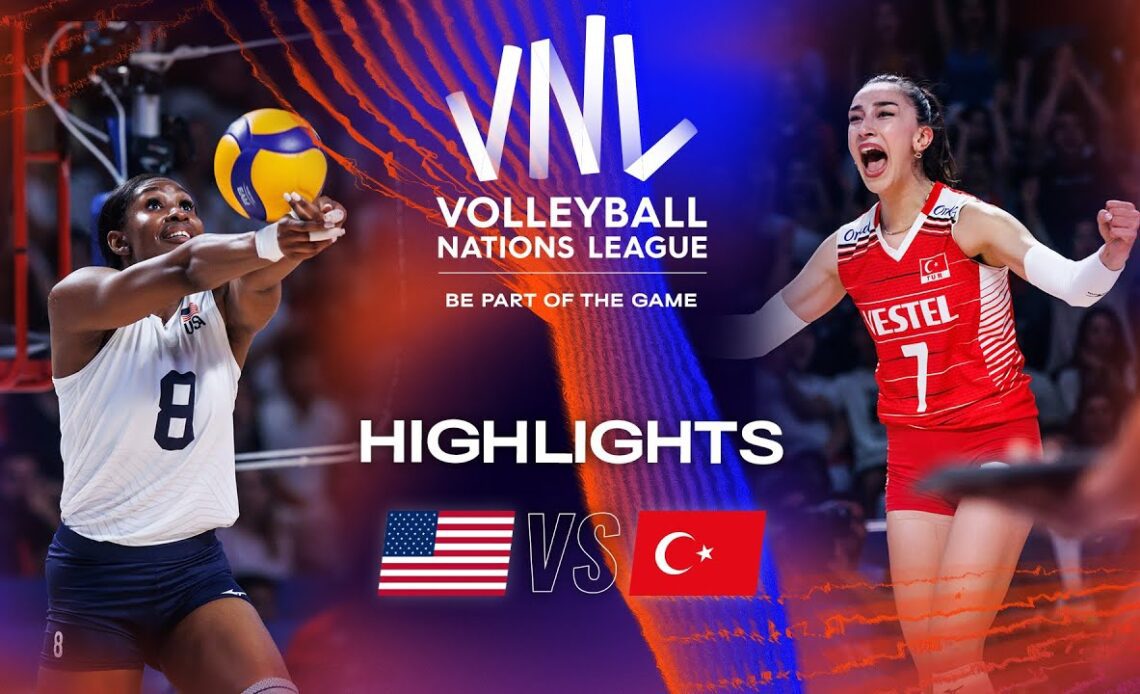 🇺🇸 USA vs. 🇹🇷 TUR - Highlights Week 1 | Women's VNL 2023