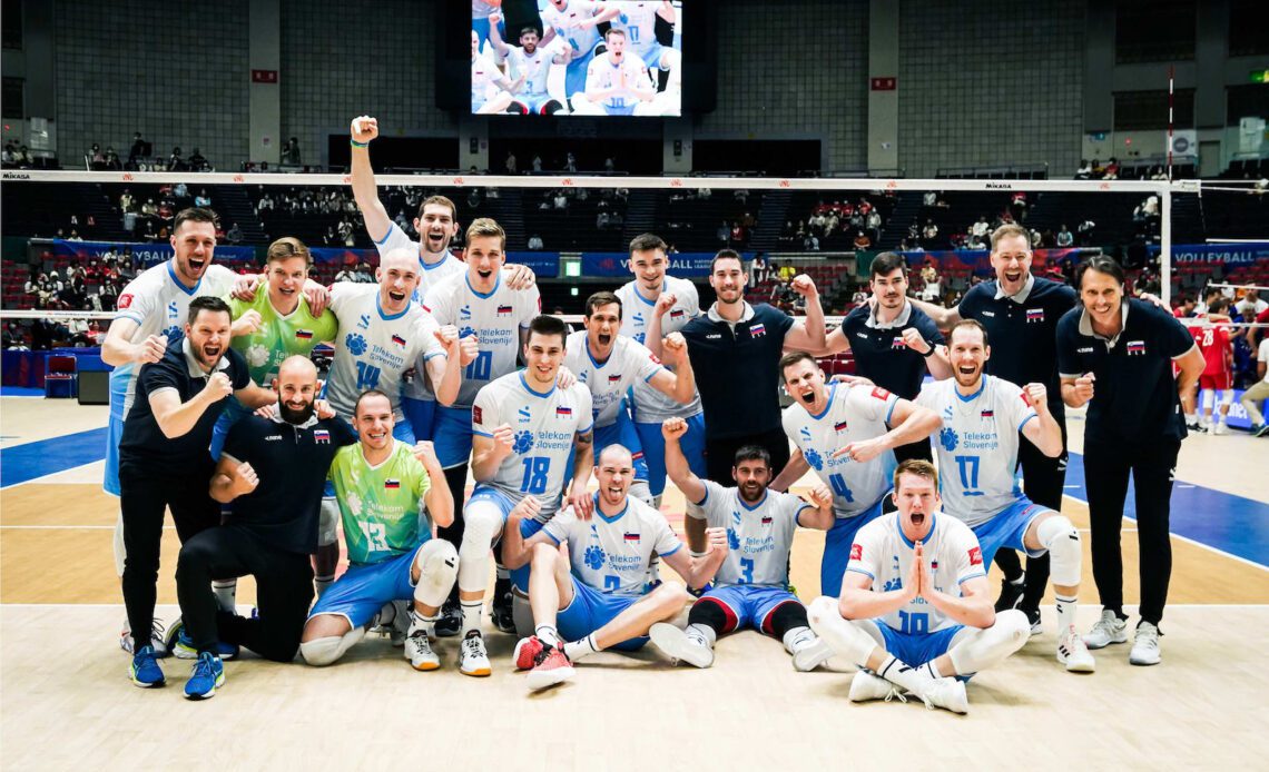 VNL M: Slovenia Emerges Victorious Over France, While Iran Overcomes China