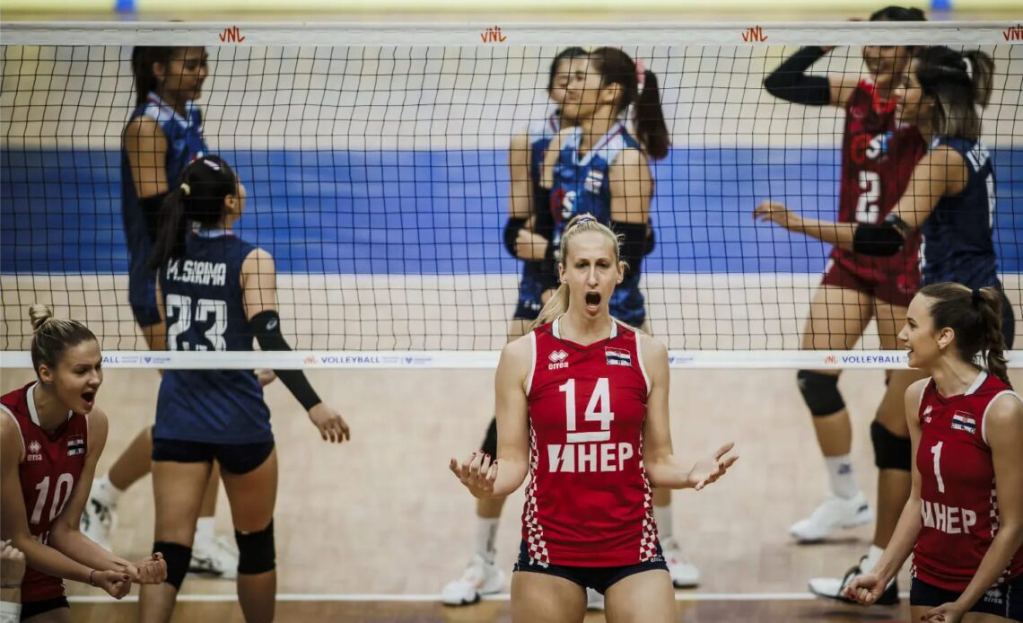 VNL W: USA, Croatia, Germany Triumph on Final Day of VNL2023’s Second Week in Brazil