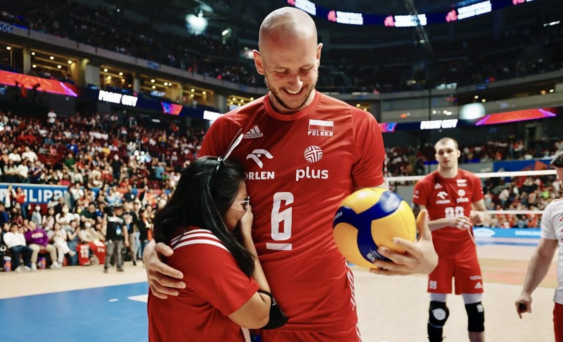 2023 VNL: Bartosz Kurek Surprises Super Fan From The Philippines