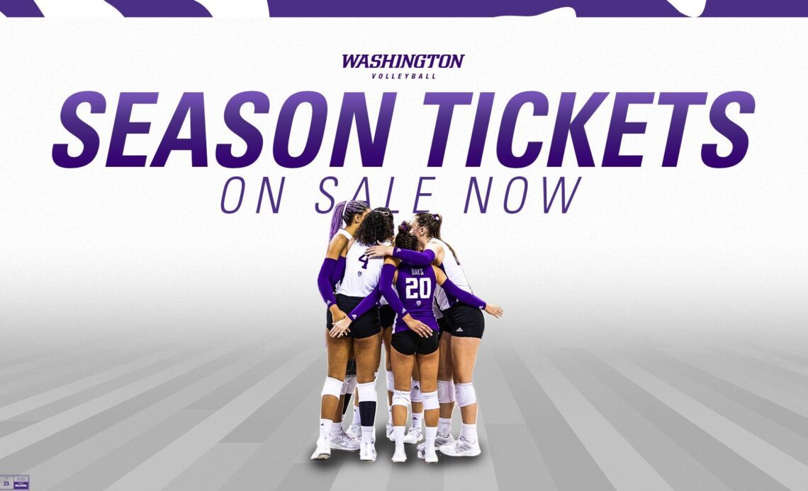 2023 Washington Volleyball Season Ticket Packages On Sale Now