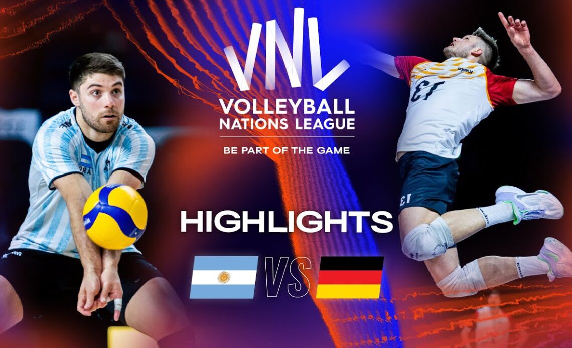 🇦🇷 ARG vs. 🇩🇪 GER - Highlights Week 3 | Men's VNL 2023