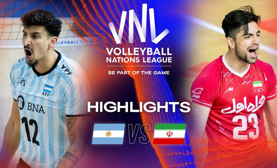 🇦🇷 ARG vs. 🇮🇷 IRI - Highlights Week 3 | Men's VNL 2023