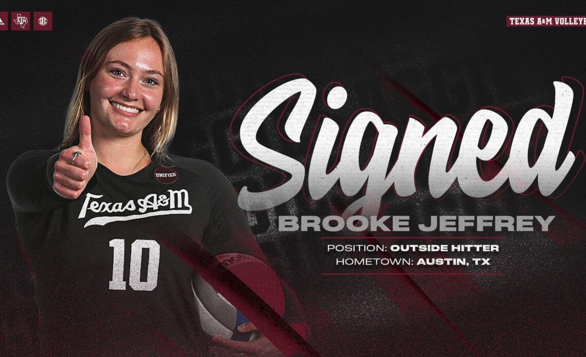 Aggies Add Transfer Brooke Jeffrey to 2023 Roster - Texas A&M Athletics