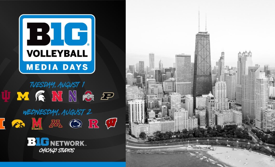 Big Ten Conference Prepares For Second Annual Big Ten Volleyball Media Days