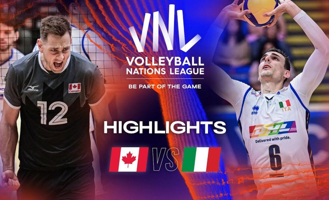 🇨🇦 CAN vs. 🇮🇹 ITA - Highlights Week 3 | Men's VNL 2023