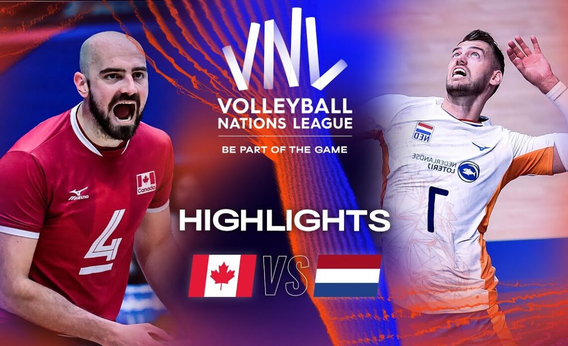 🇨🇦 CAN vs. 🇳🇱 NED - Highlights Week 3 | Men's VNL 2023