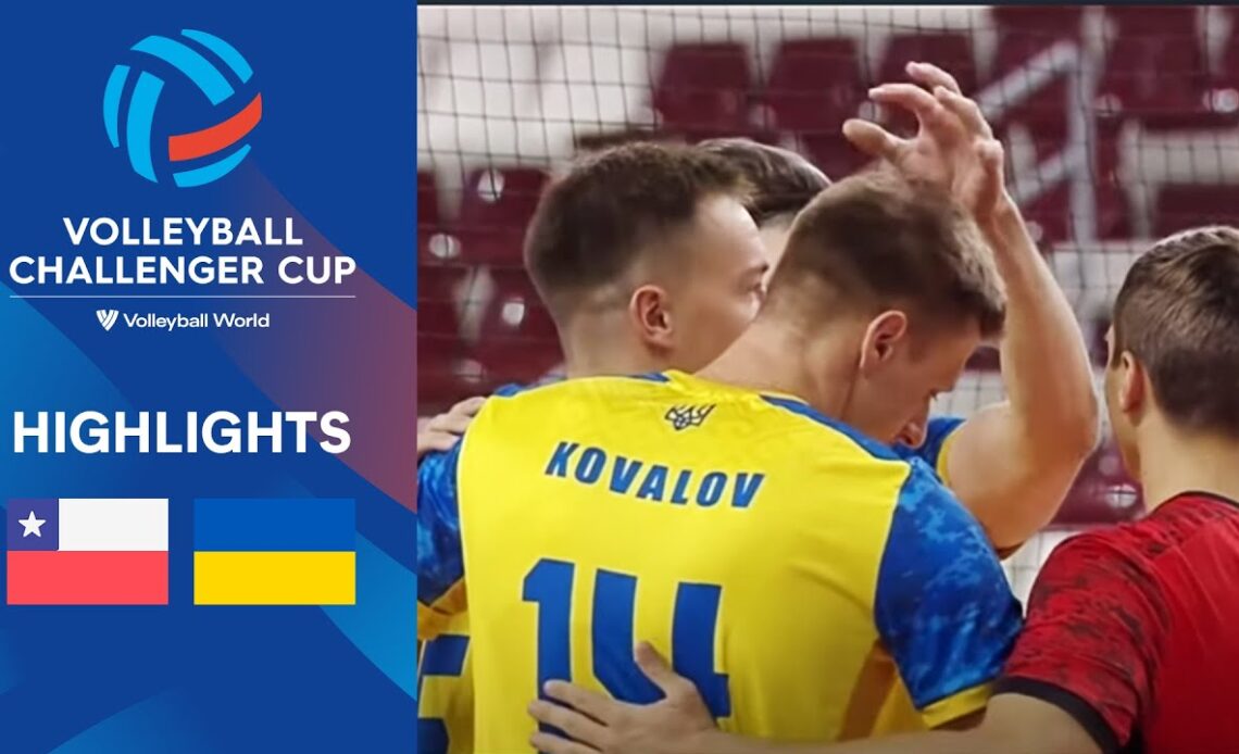 🇨🇱 CHL vs. 🇺🇦 UKR - Highlights Final 3-4 | Men's Challenger Cup 2023