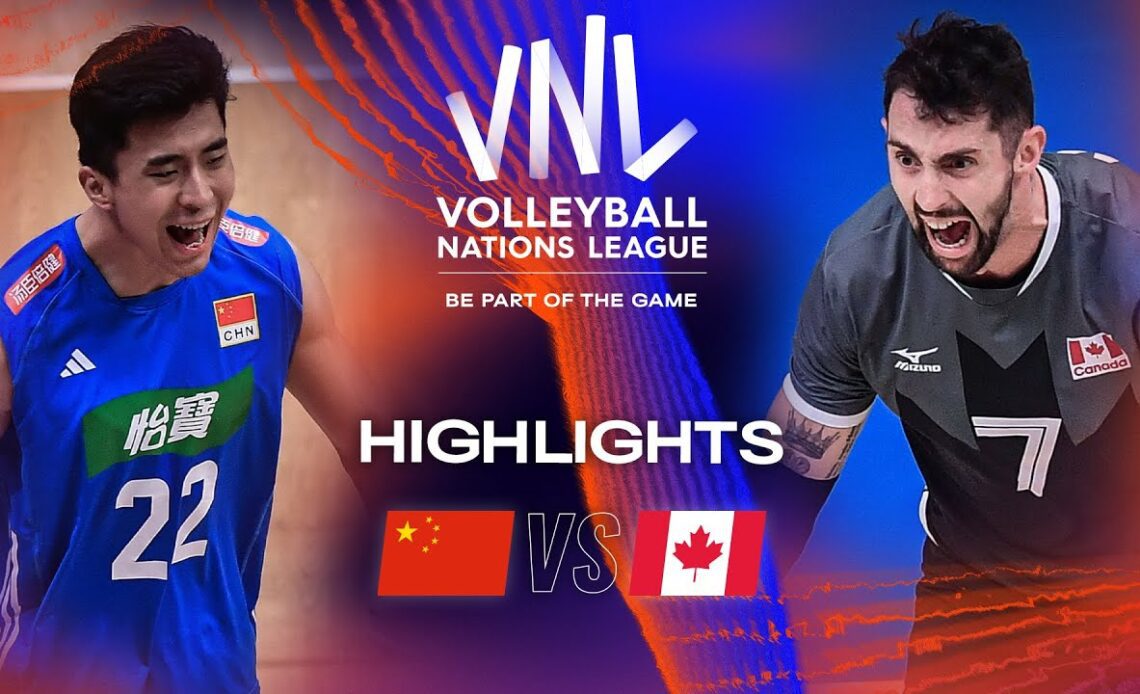 🇨🇳 CHN vs. 🇨🇦 CAN - Highlights Week 3 | Men's VNL 2023