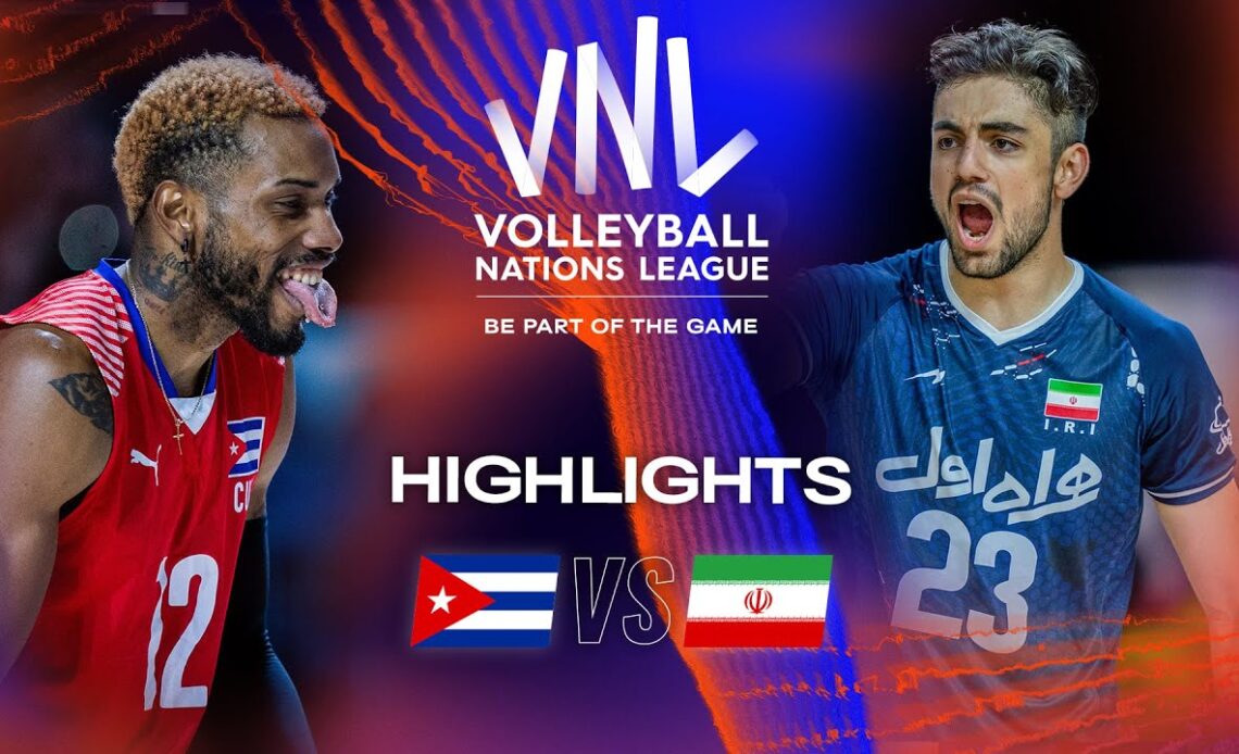 🇨🇺 CUB vs. 🇮🇷 IRI - Highlights Week 3 | Men's VNL 2023