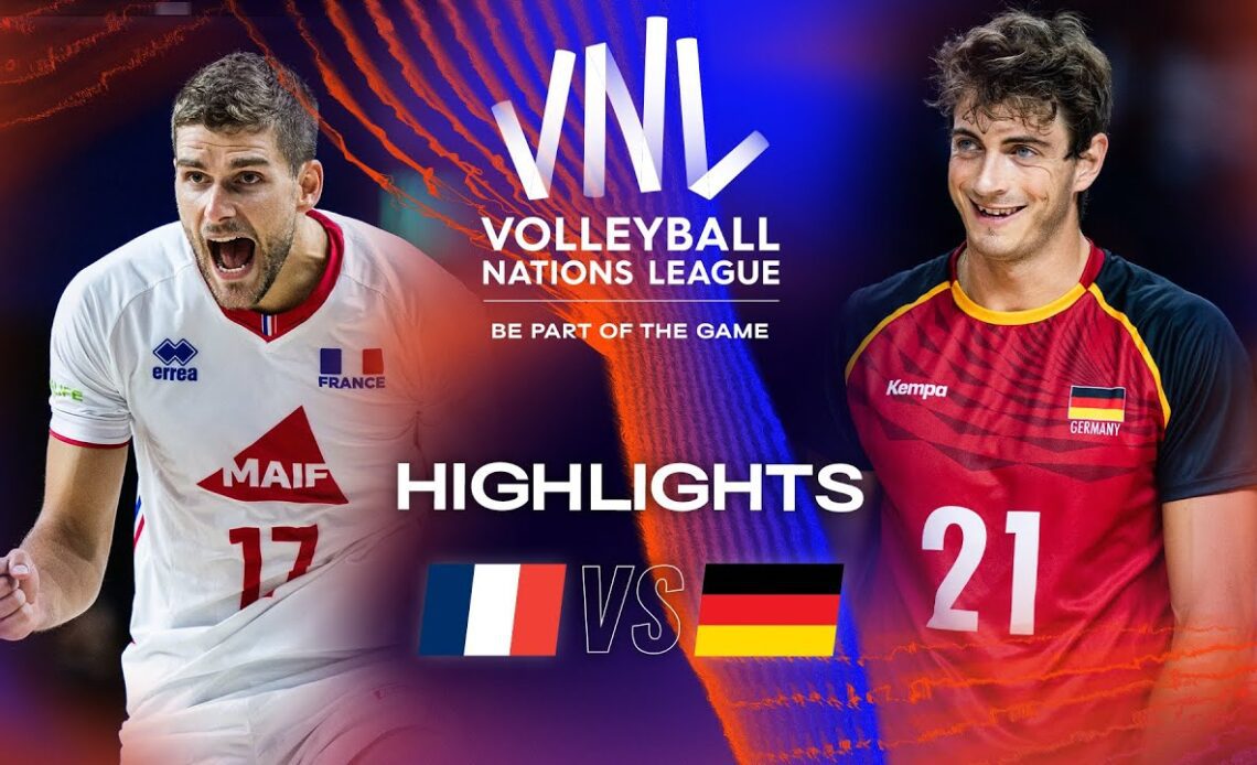 🇫🇷 FRA vs. 🇩🇪 GER - Highlights Week 3 | Men's VNL 2023