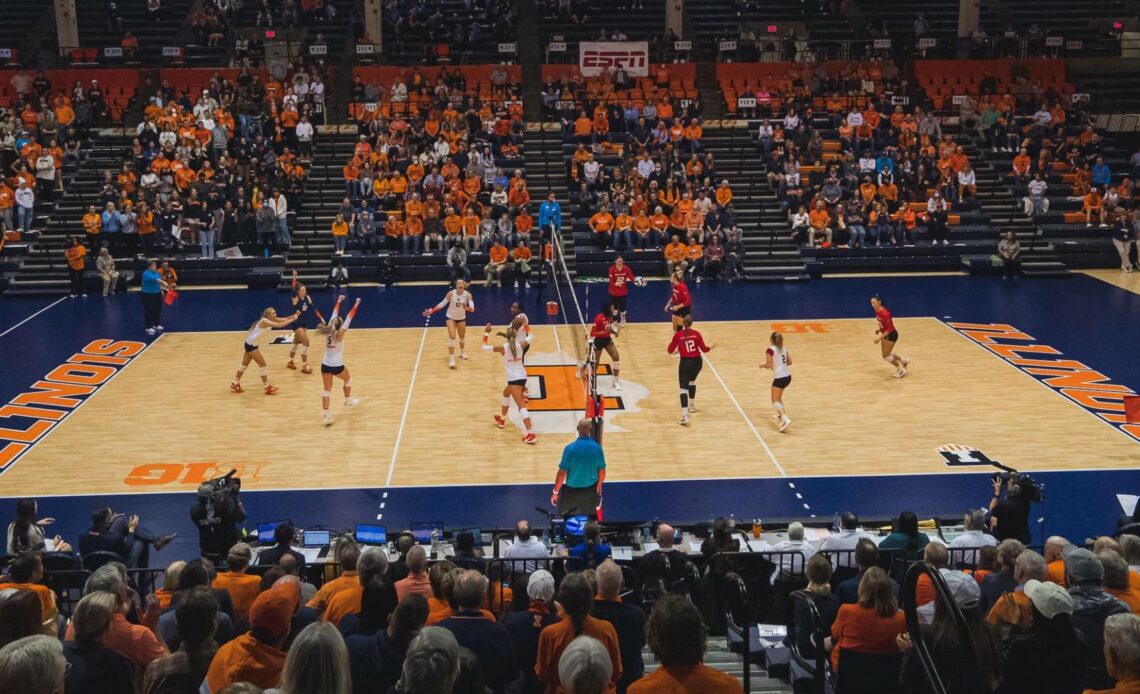 Fighting Illini Volleyball Match Day Updates Announced
