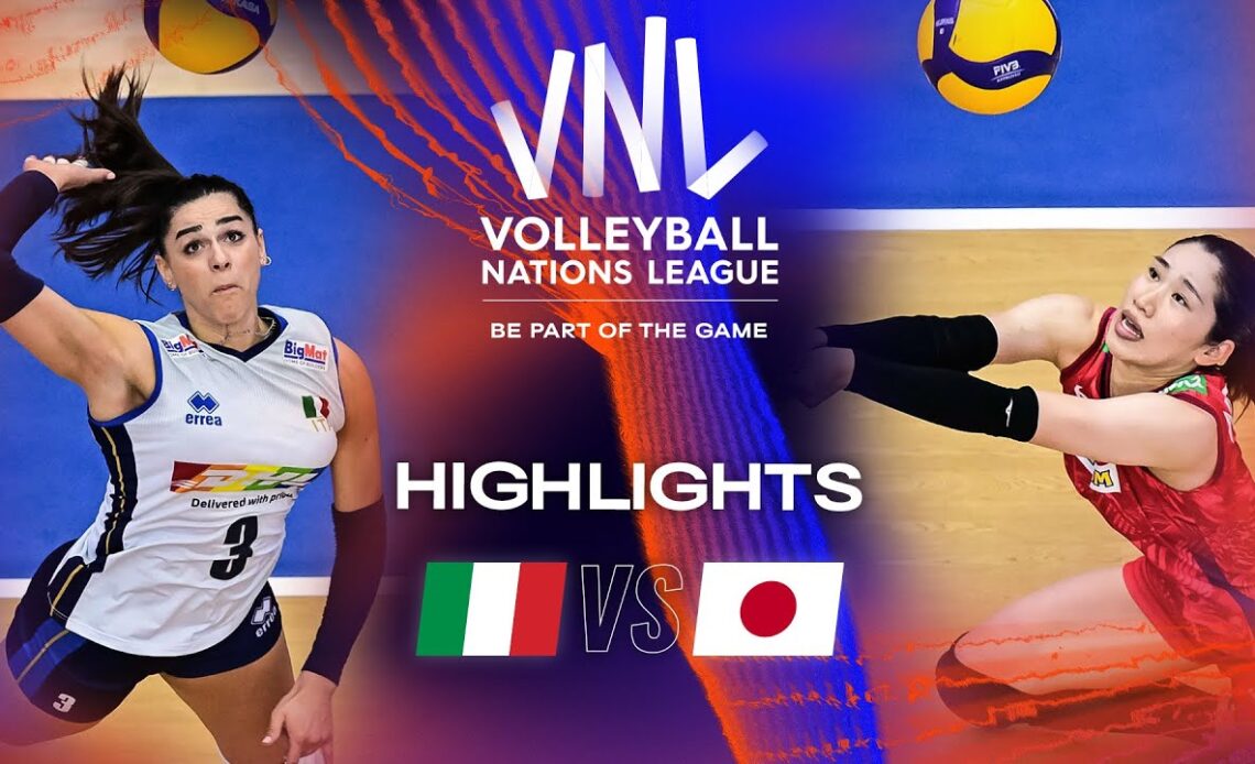 🇮🇹 ITA vs. 🇯🇵 JPN - Highlights Week 3 | Women's VNL 2023
