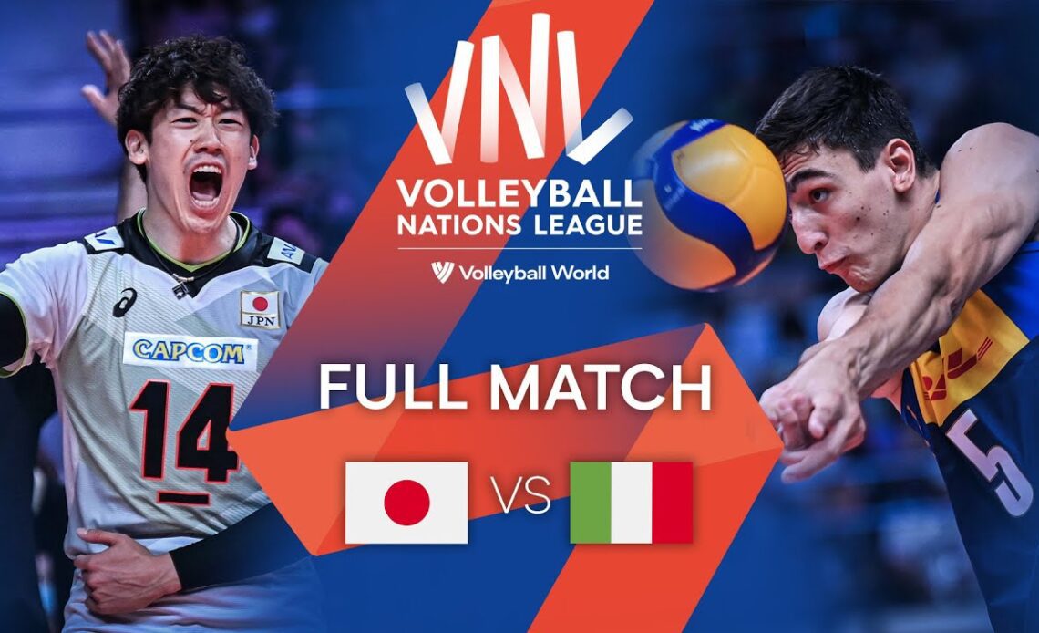 🇯🇵 JPN vs 🇮🇹 ITA Full Match Men's VNL 2022 VCP Volleyball