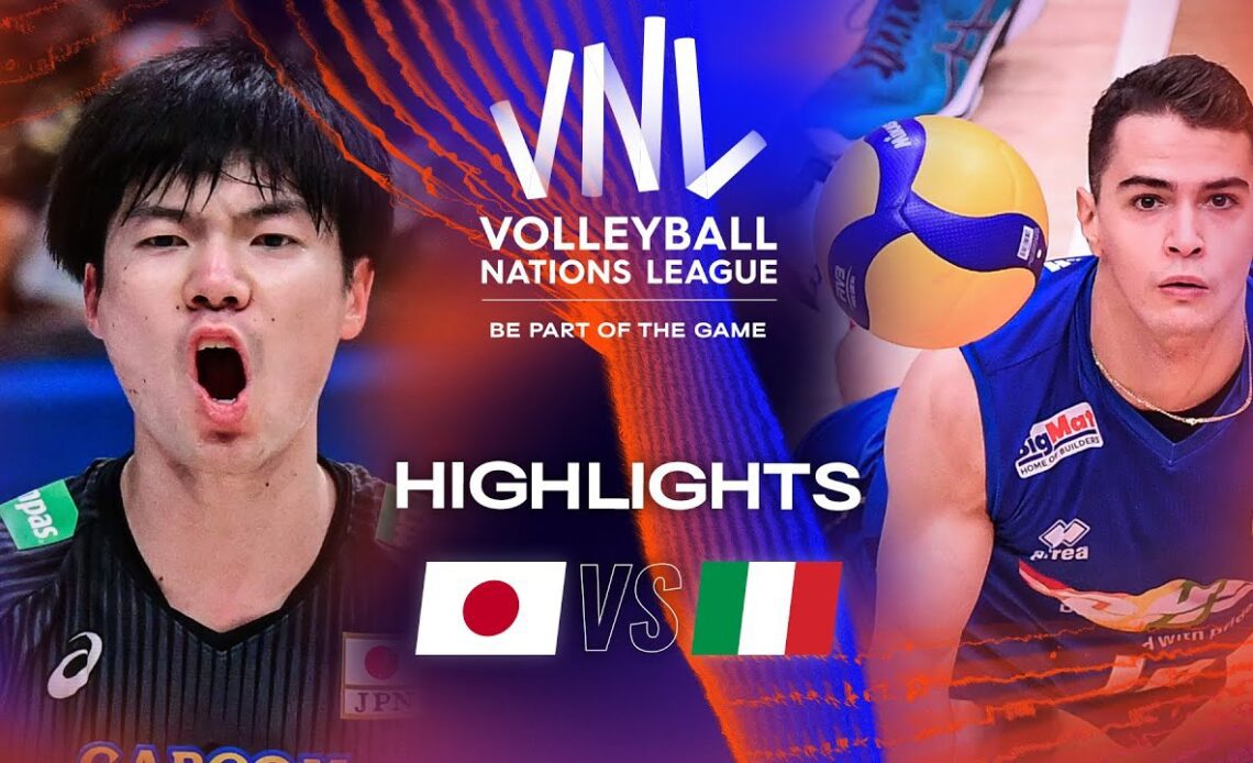 🇯🇵 JPN vs. 🇮🇹 ITA - Highlights Week 3 | Men's VNL 2023