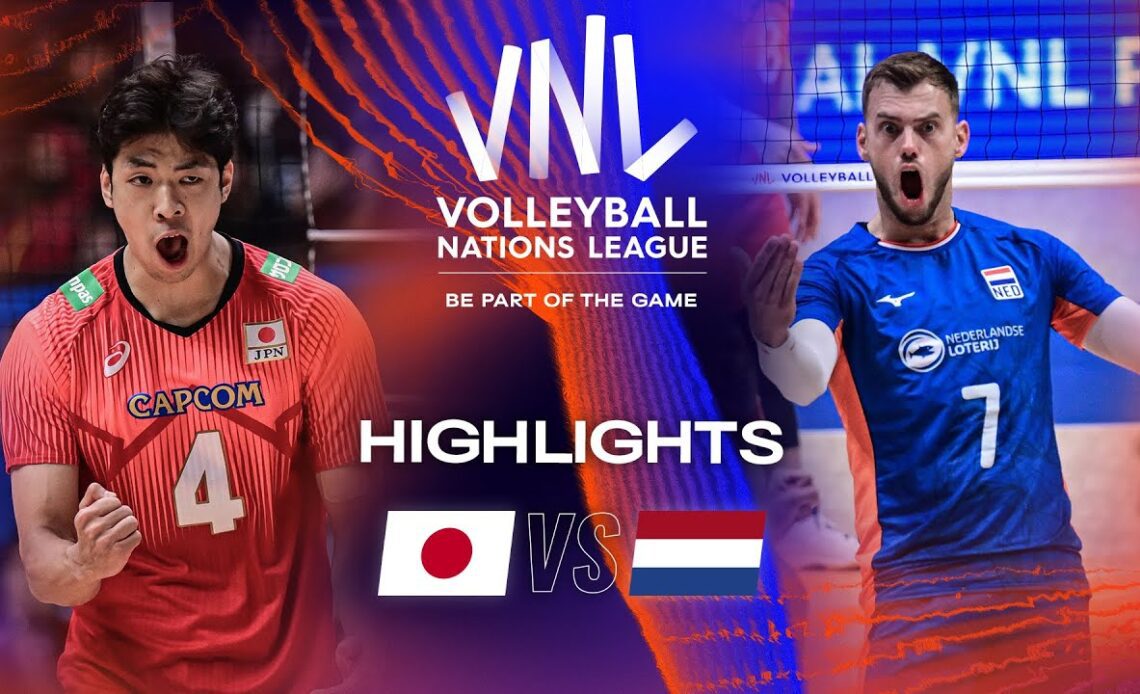 🇯🇵 JPN vs. 🇳🇱 NED - Highlights Week 3 | Men's VNL 2023
