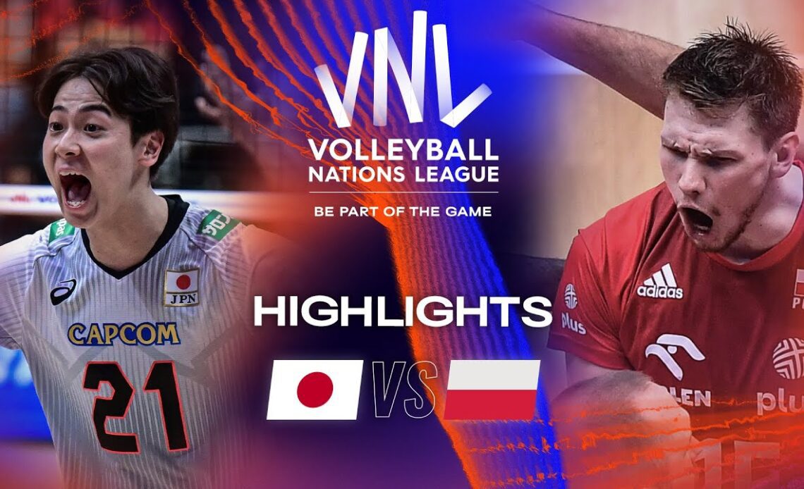 🇯🇵 JPN vs. 🇵🇱 POL Highlights Week 3 Men's VNL 2023 VCP Volleyball