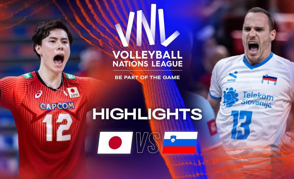 🇯🇵 JPN vs. 🇸🇮 SLO - Highlights Quarter Finals | Men's VNL 2023