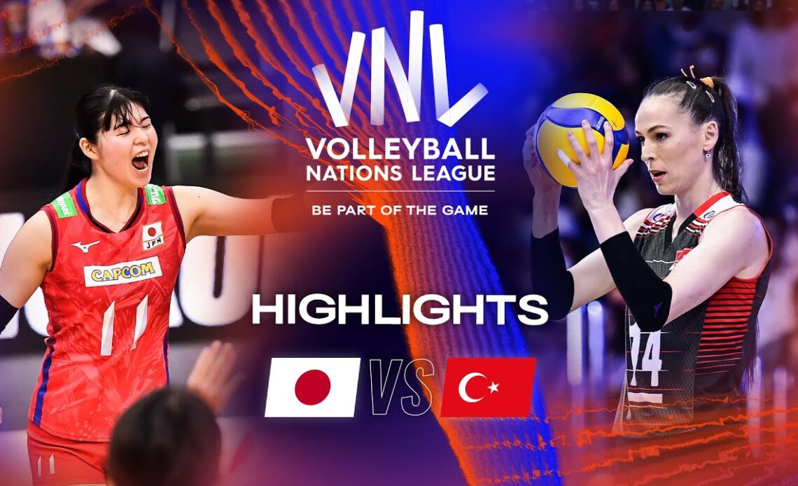 🇯🇵 JPN vs. 🇹🇷 TUR - Highlights Week 3 | Women's VNL 2023