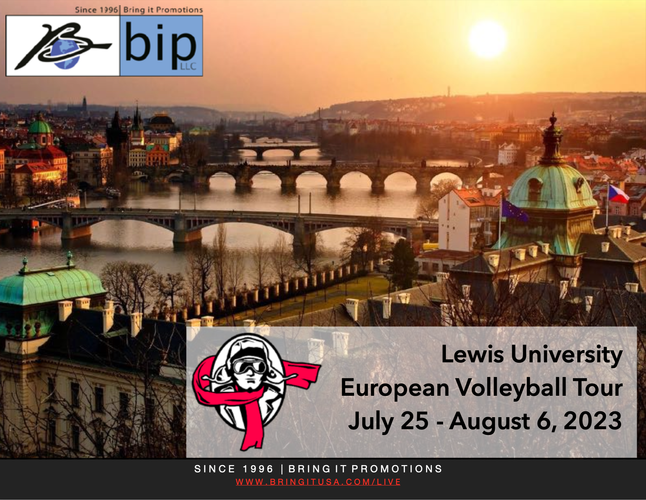 Lewis Women’s and Men’s Volleyball Traveling for European Tour