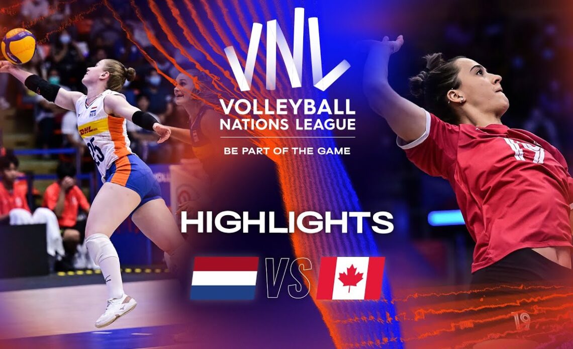🇳🇱 NED vs. 🇨🇦 CAN - Highlights Week 3 | Women's VNL 2023
