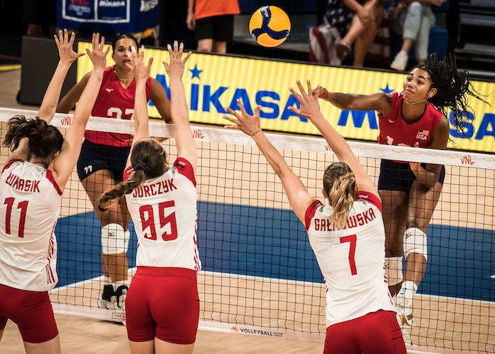 No Volleyball Nations League bronze for USA after falling in 5 to Poland