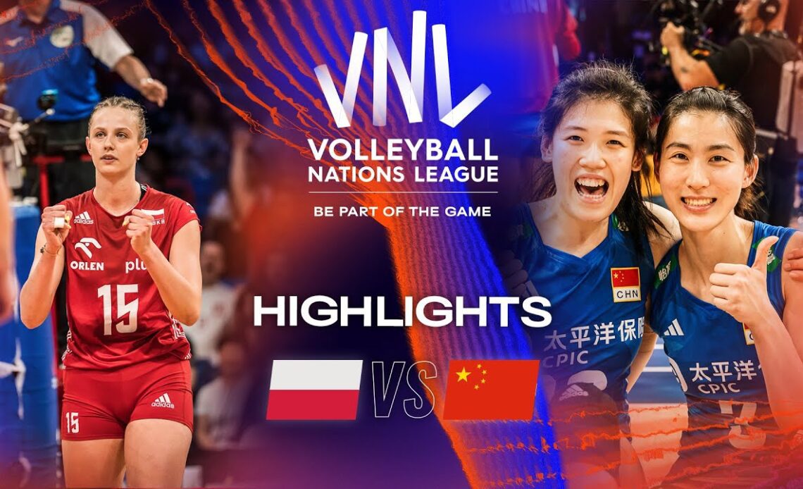 🇵🇱 POL vs. 🇨🇳 CHN - Highlights Semi Finals | Women's VNL 2023