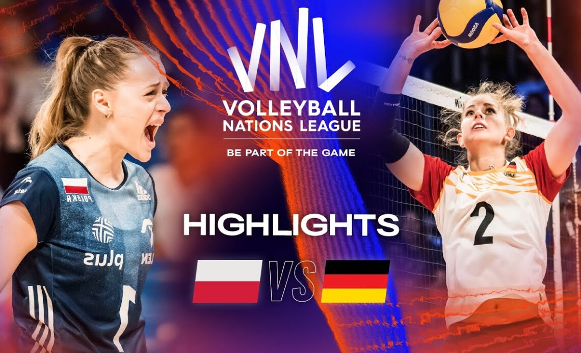 🇵🇱 POL vs. 🇩🇪 GER - Highlights Quarter Finals | Women's VNL 2023