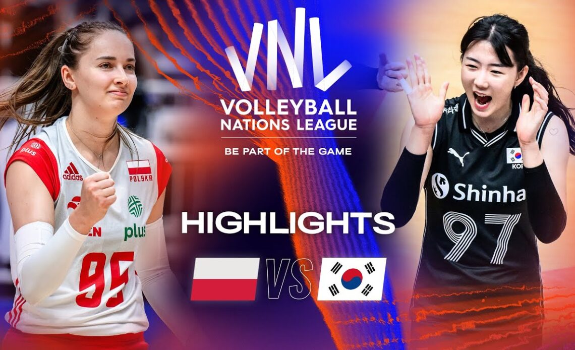 🇵🇱 POL vs. 🇰🇷 KOR - Highlights Week 3 | Women's VNL 2023