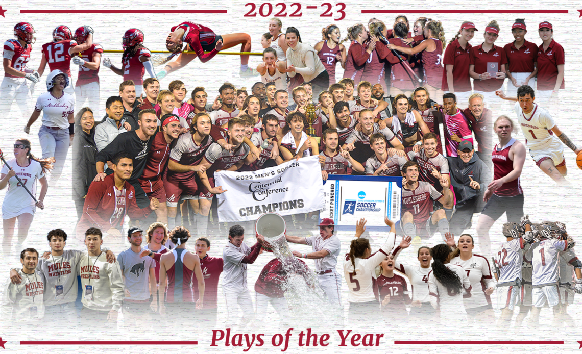 collage of celebrations and some of the top teams and athletes from the 2022-23 year