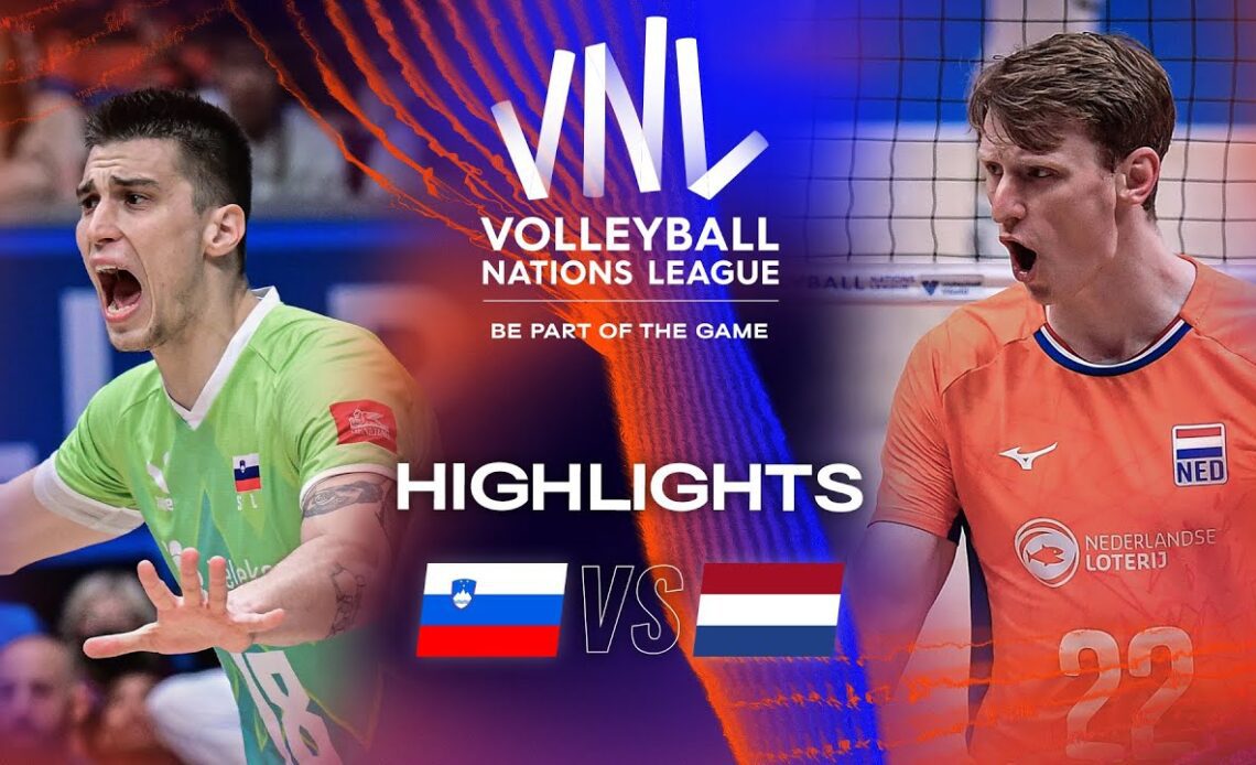 🇸🇮 SLO vs. 🇳🇱 NED - Highlights Week 3 | Men's VNL 2023