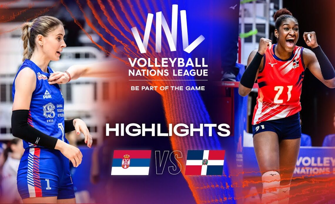 🇷🇸 SRB vs. 🇩🇴 DOM - Highlights Week 3 | Women's VNL 2023