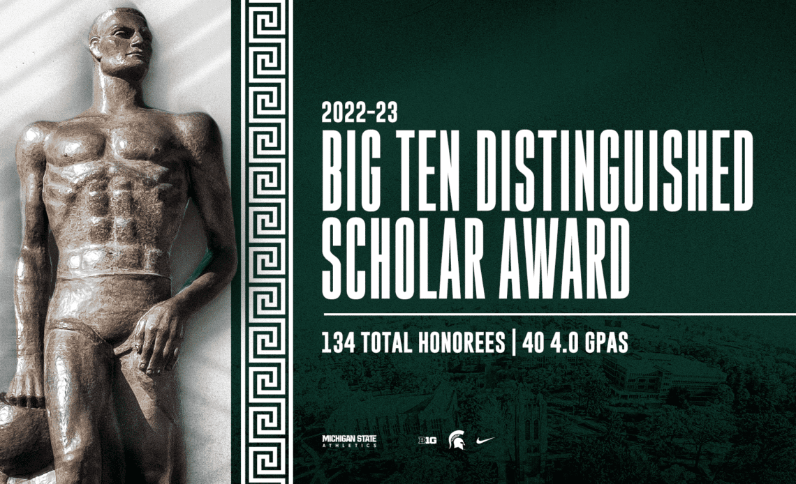 Spartans Produce 134 Big Ten Distinguished Scholars