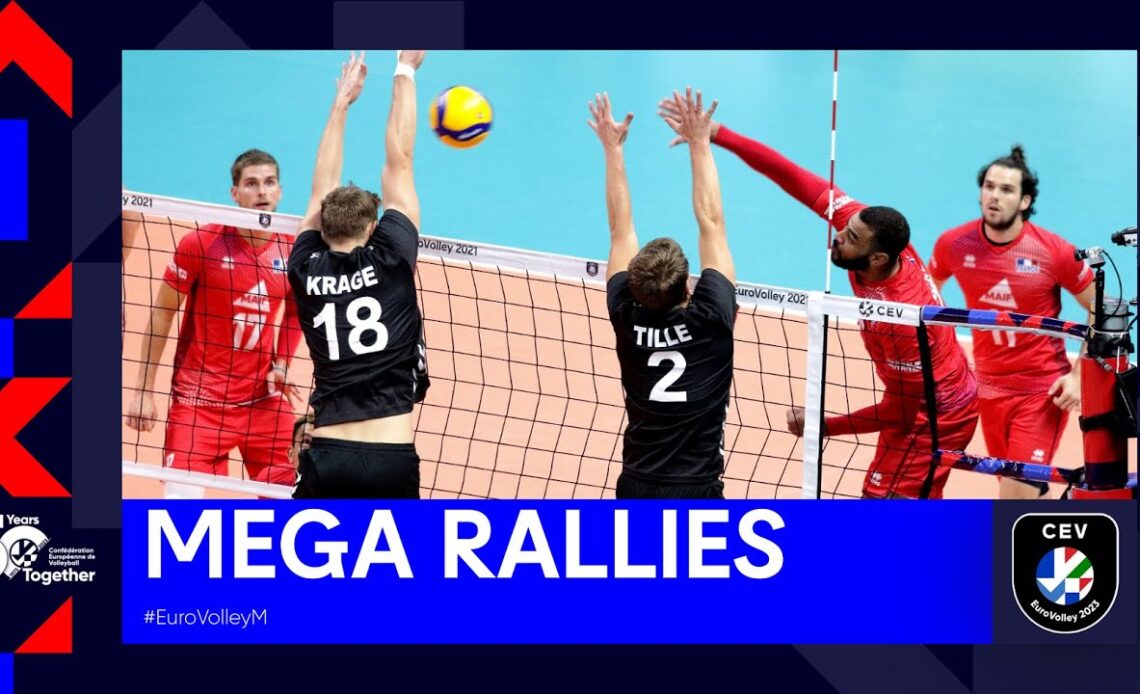 🤯The Most Insane Mega Rallies of the CEV EuroVolley 2021 Men