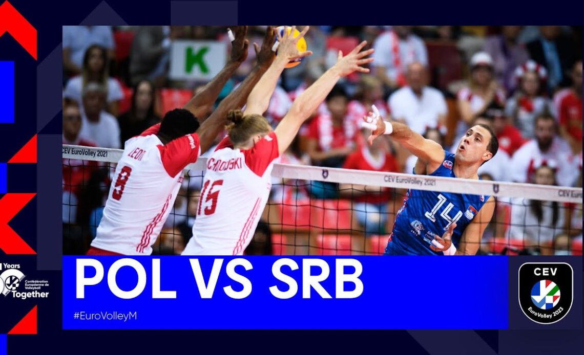 🤯 The Most Insane Plays from Poland Vs Serbia at EuroVolley 🔥