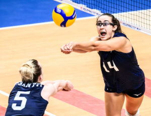 USA tops Germany, faces China to try to clinch first in Volleyball Nations League standings