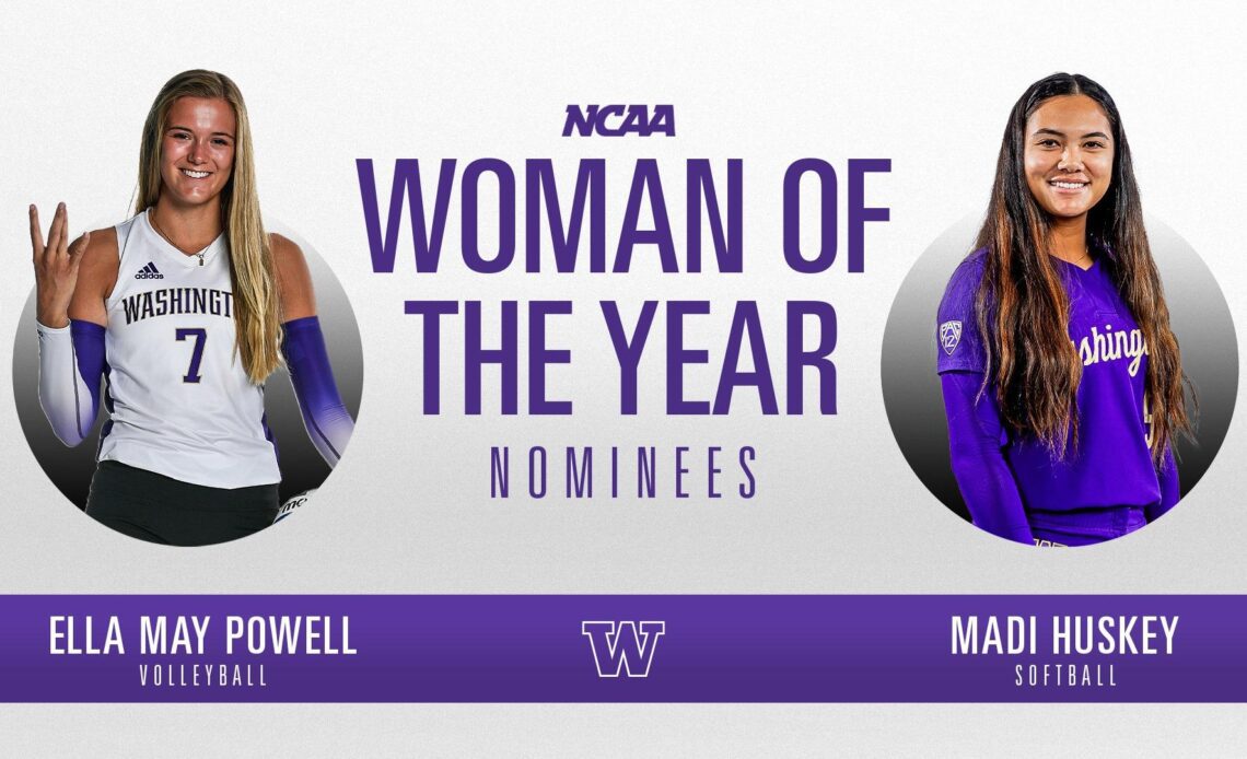 UW’s Huskey, Powell Named Nominees for NCAA Woman of the Year