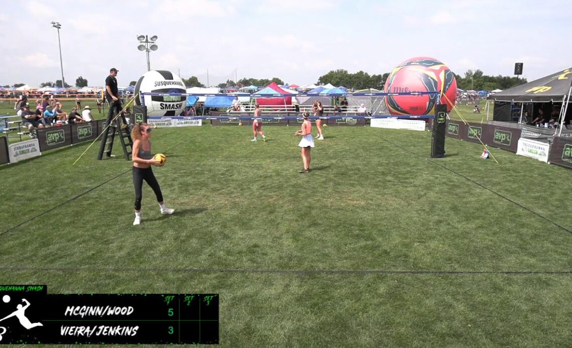 AVP Grass | Susquehanna Smash | McGinn/Wood VS Vieira/Jenkins | Women’s Semi Finals