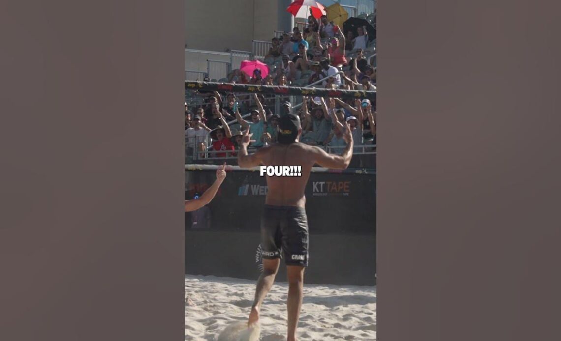 Bad Boy of Beach Volleyball Mic'd Up: Trevor Crabb #shorts