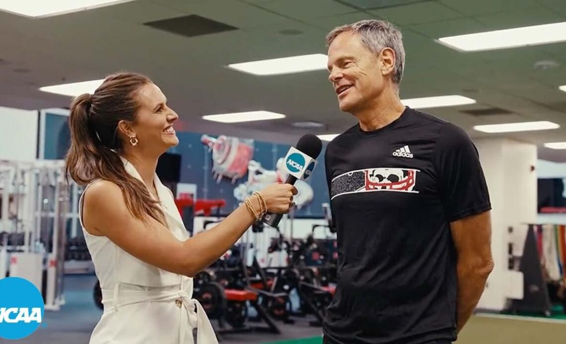 Emotional John Cook on breaking world record at Volleyball Day in Nebraska