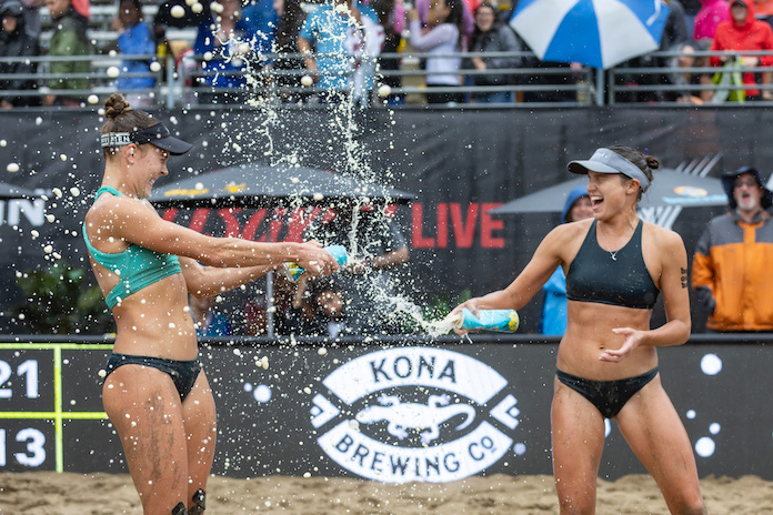 Flint-Scoles take the long road to win first Manhattan Beach Open