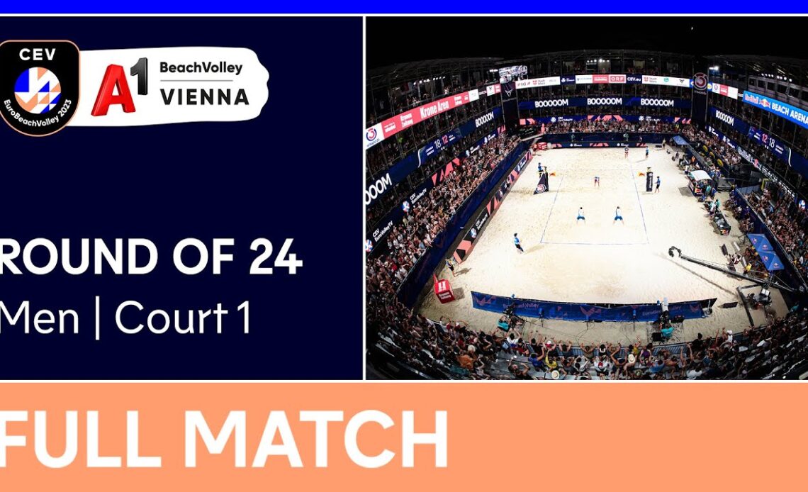 Full Match | CEV EuroBeachVolley 2023 Men's R24 | Court 1