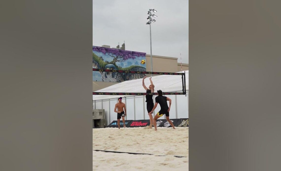 Hagen & Logan Making Magic 🪄 In ATL #BeachVolleyball #VolleyballPlayer #Volleyball #Volley #Vball