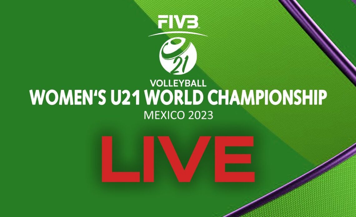 🔴LIVE BRA🇧🇷 vs. DOM🇩🇴 - Women's U21 World Championship | Aguascalientes