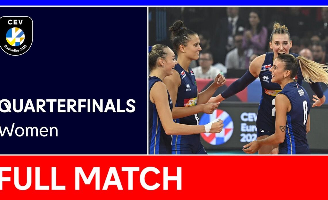 LIVE | Italy vs. France - CEV EuroVolley 2023