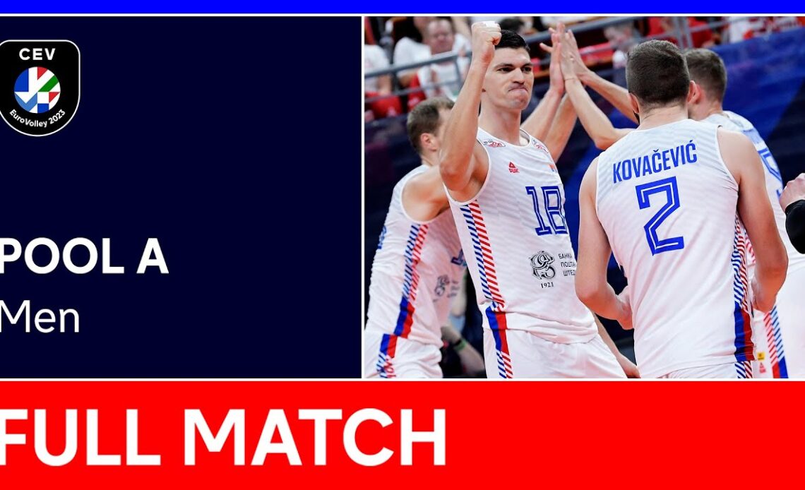 LIVE | Serbia vs. Estonia - CEV EuroVolley 2023