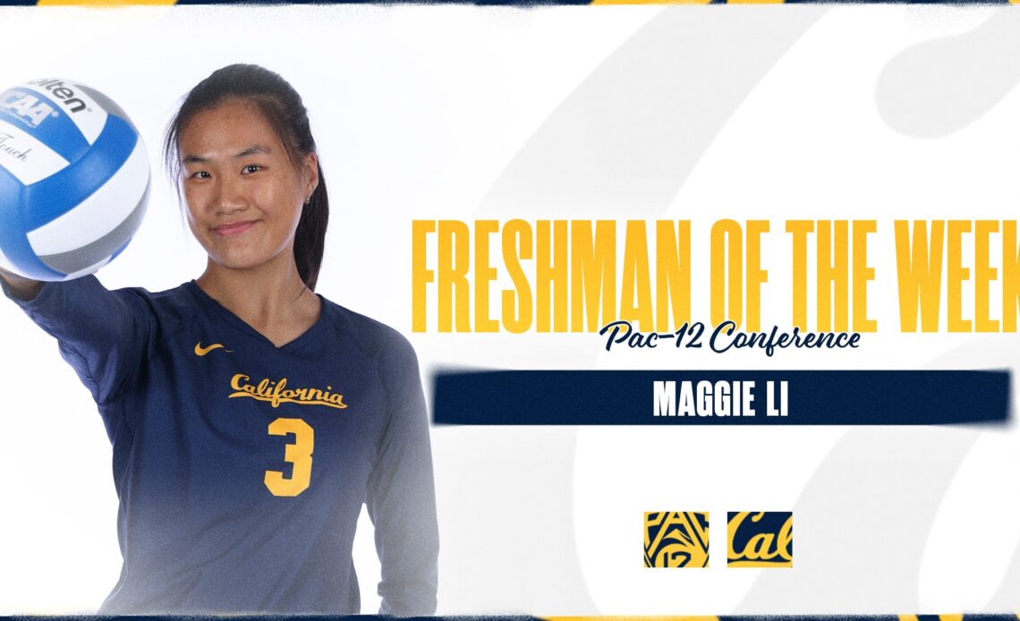 Maggie Li Named Pac-12 Freshman Of The Week